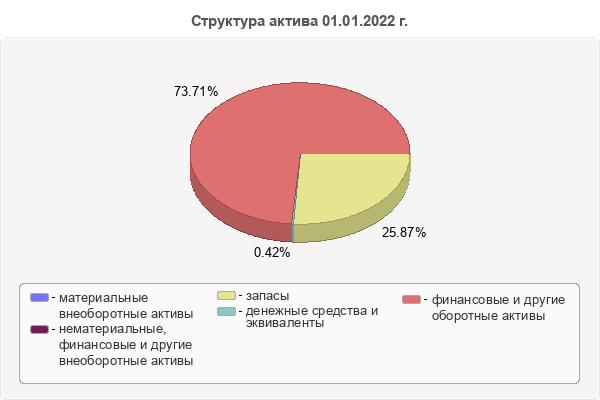 Структура актива 01.01.2022 г.