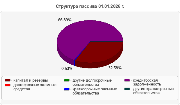 Структура пассива 01.01.2026 г.