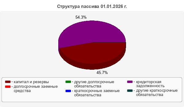 Структура пассива 01.01.2026 г.