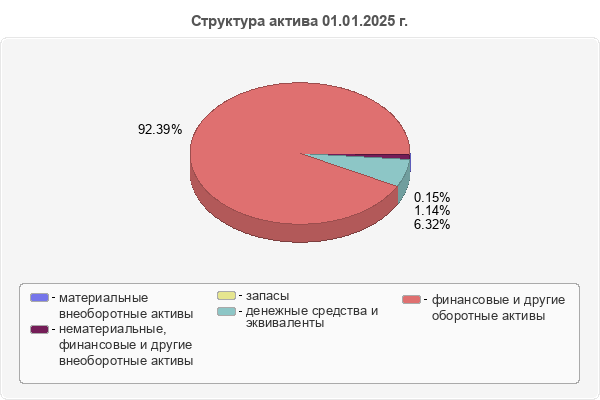 Структура актива 01.01.2025 г.