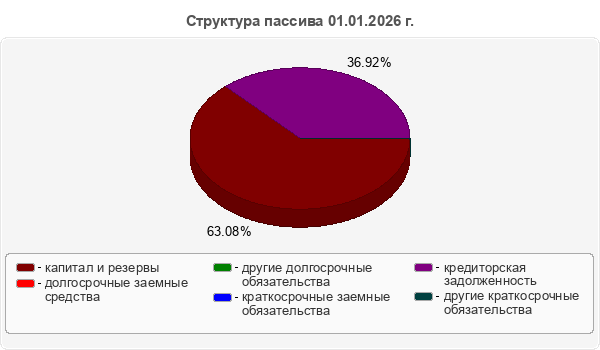 Структура пассива 01.01.2026 г.