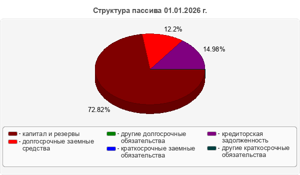 Структура пассива 01.01.2026 г.