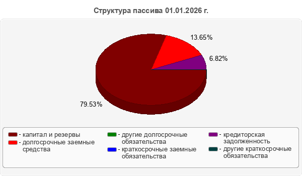 Структура пассива 01.01.2026 г.