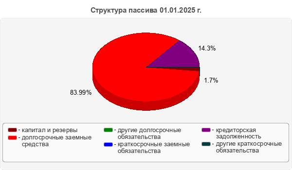 Структура пассива 01.01.2025 г.