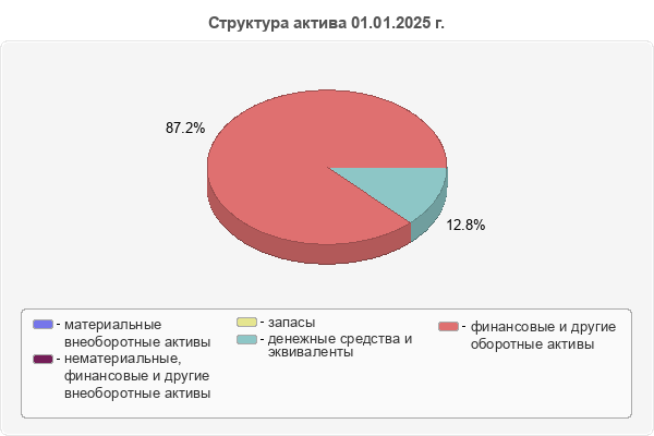 Структура актива 01.01.2025 г.