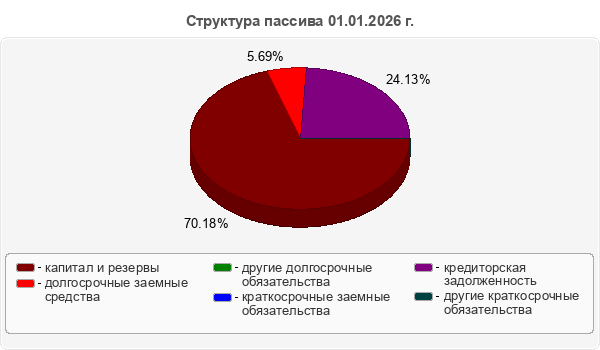 Структура пассива 01.01.2026 г.