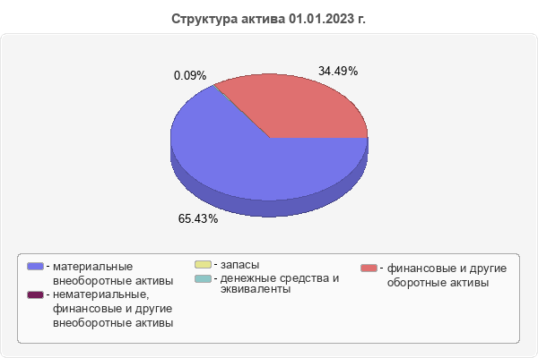 Структура актива 01.01.2023 г.