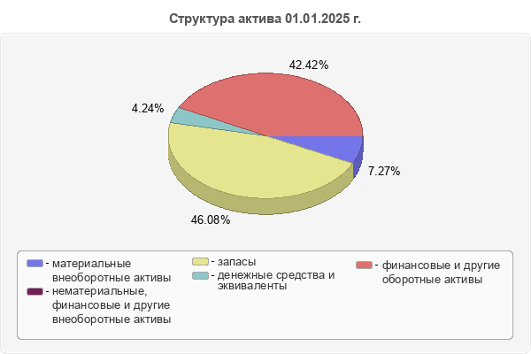 Структура актива 01.01.2025 г.