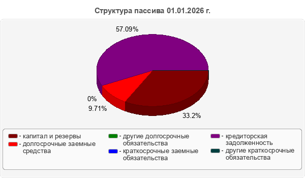 Структура пассива 01.01.2026 г.