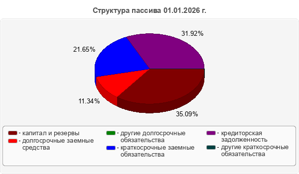 Структура пассива 01.01.2026 г.