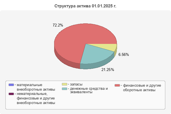 Структура актива 01.01.2025 г.