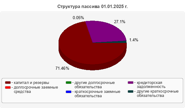 Структура пассива 01.01.2025 г.
