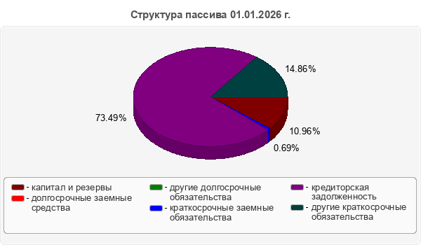 Структура пассива 01.01.2026 г.