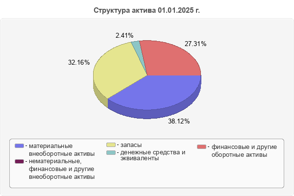 Структура актива 01.01.2025 г.