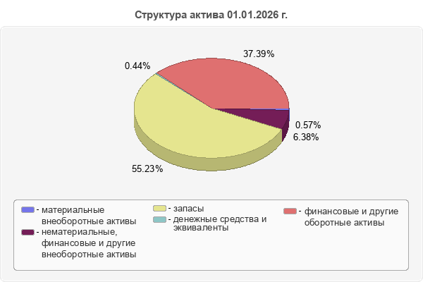 Структура актива 01.01.2026 г.