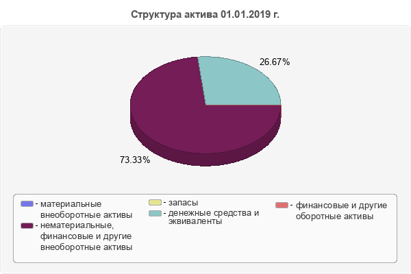 Структура актива 01.01.2019 г.