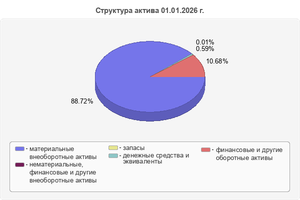 Структура актива 01.01.2026 г.