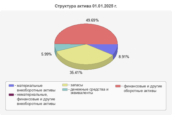 Структура актива 01.01.2025 г.