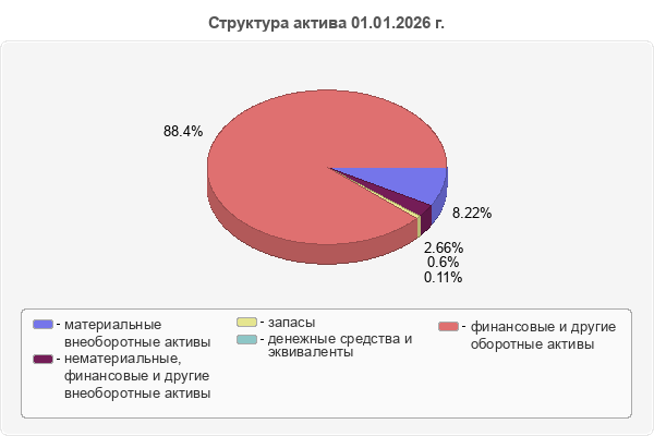 Структура актива 01.01.2026 г.