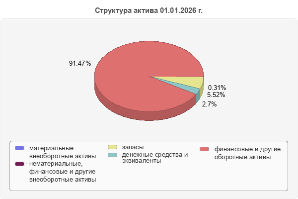 Структура актива 01.01.2026 г.
