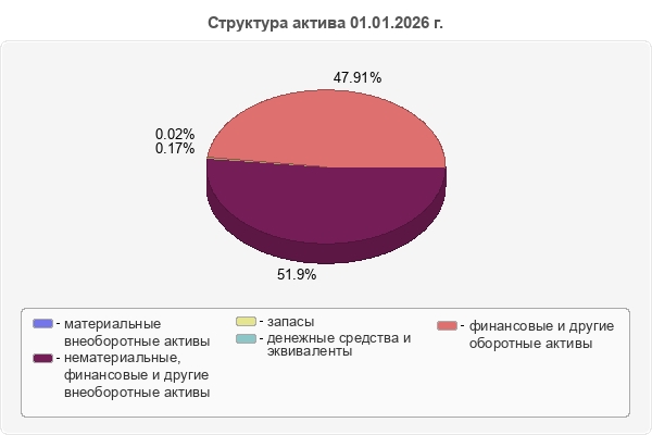 Структура актива 01.01.2026 г.