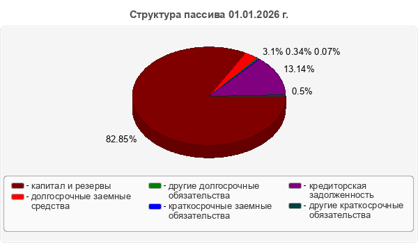 Структура пассива 01.01.2026 г.