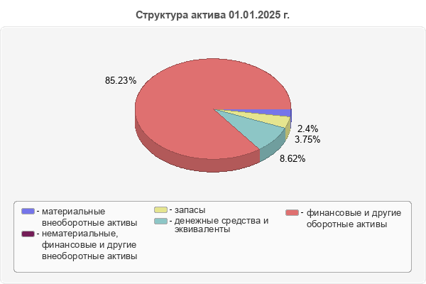 Структура актива 01.01.2025 г.