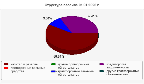 Структура пассива 01.01.2026 г.