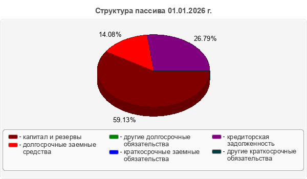 Структура пассива 01.01.2026 г.