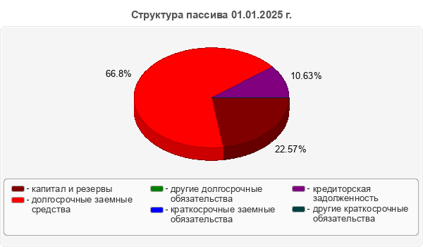 Структура пассива 01.01.2025 г.