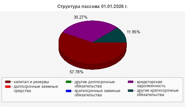 Структура пассива 01.01.2026 г.