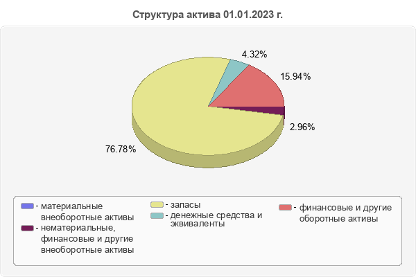 Структура актива 01.01.2023 г.