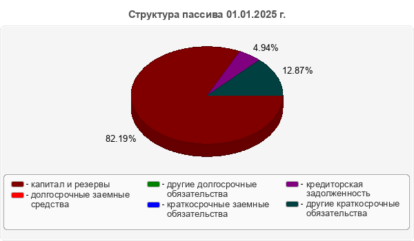 Структура пассива 01.01.2025 г.