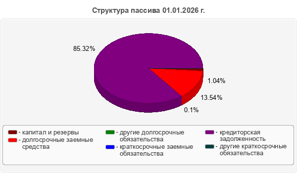 Структура пассива 01.01.2026 г.