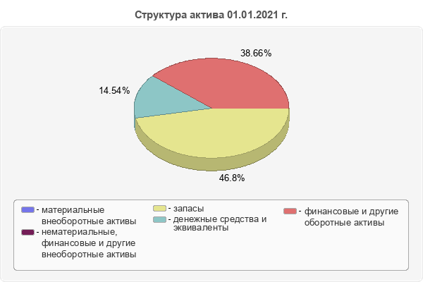 Структура актива 01.01.2021 г.