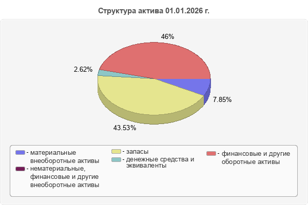 Структура актива 01.01.2026 г.