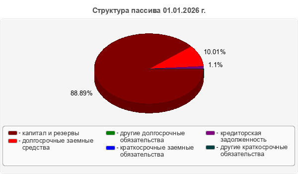 Структура пассива 01.01.2026 г.