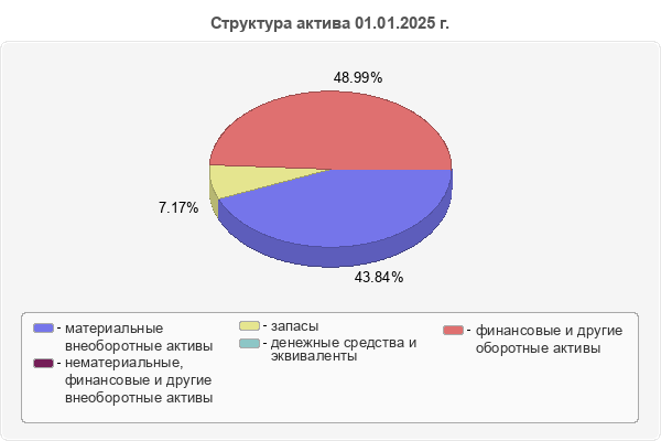 Структура актива 01.01.2025 г.