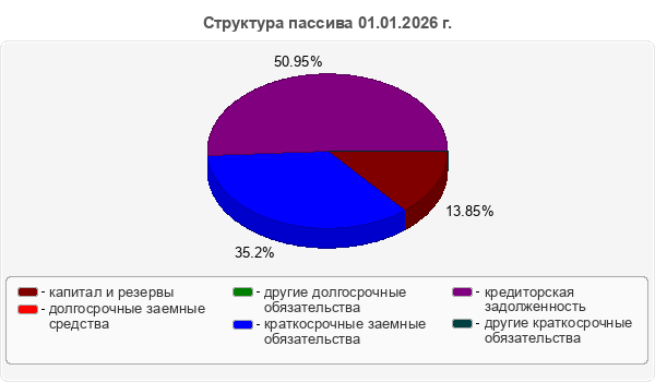 Структура пассива 01.01.2026 г.