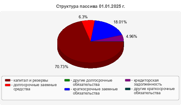 Структура пассива 01.01.2025 г.