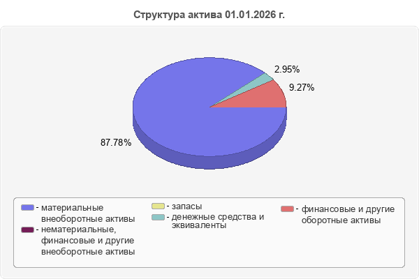 Структура актива 01.01.2026 г.