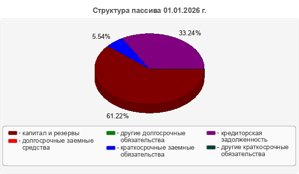 Структура пассива 01.01.2026 г.