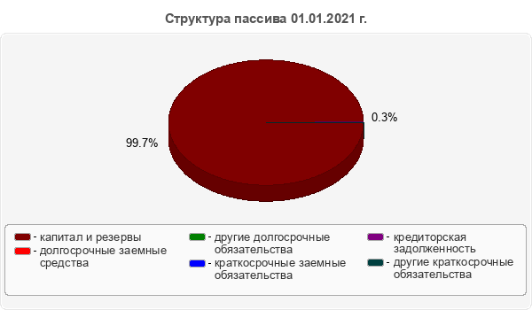 Структура пассива 01.01.2021 г.