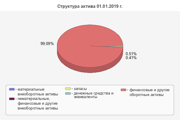Структура актива 01.01.2019 г.