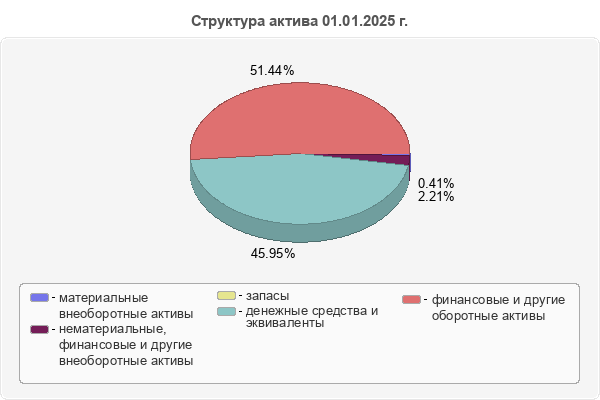 Структура актива 01.01.2025 г.