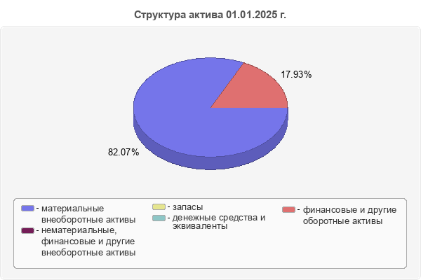 Структура актива 01.01.2025 г.