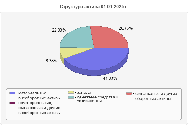 Структура актива 01.01.2025 г.