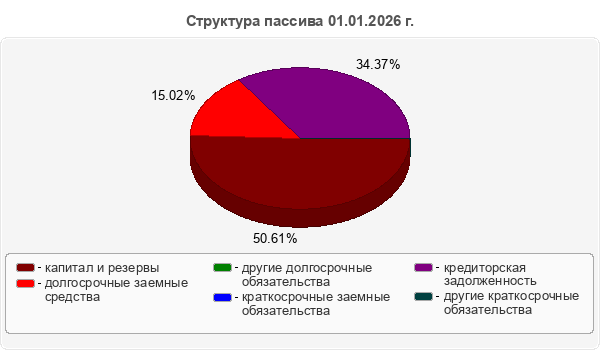 Структура пассива 01.01.2026 г.
