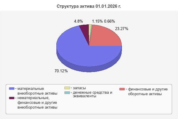 Структура актива 01.01.2026 г.