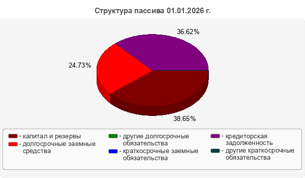 Структура пассива 01.01.2026 г.